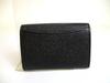 Authentic BVLGARI Black Leather Logo Clip Coin Purse #a895  Refurbished