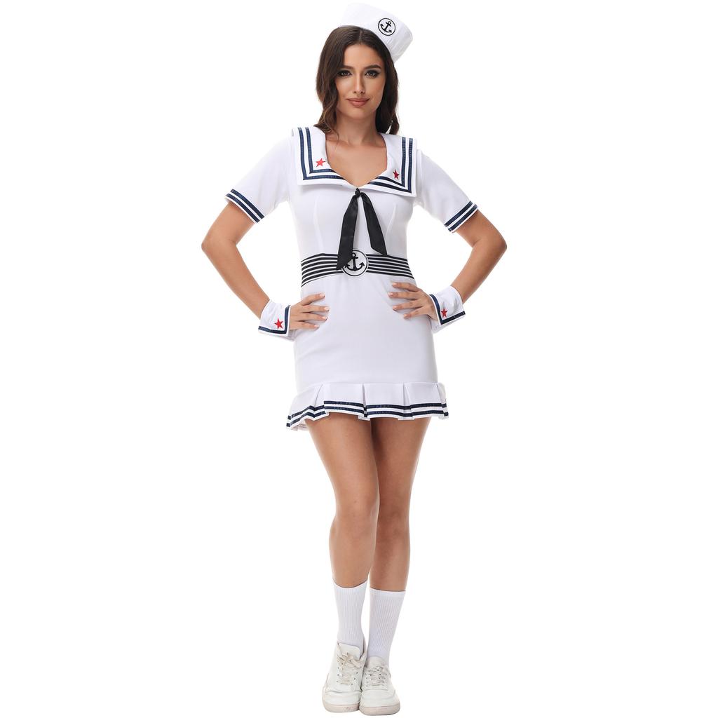 European and American Sexy British Sailor Uniform, Cosplay Carnival Event Party Performance Cos Navy Suit