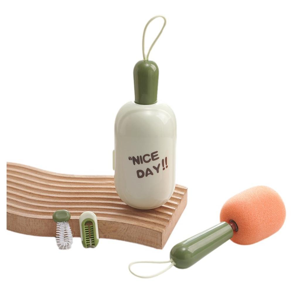 Foldable Cup Cleaning Brush Sponge Head Cup Scrubber Crevice Cleaning Brush  Outdoor Use