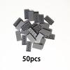 50-100 шт. Плоская деталь 2x2 2x4 DIY Enlighten Пластиковая Гладкая DIY DIY Сборка Строительный Блок Блок Кирпичики Подходит Для Всех Брендов Собираемые Частицы