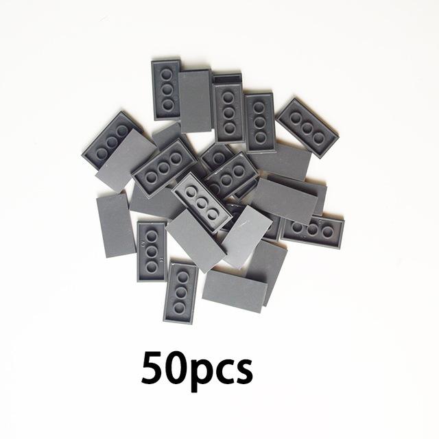 50-100 шт. Плоская деталь 2x2 2x4 DIY Enlighten Пластиковая Гладкая DIY DIY Сборка Строительный Блок Блок Кирпичики Подходит Для Всех Брендов Собираемые Частицы