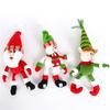 Premium Cotton Linen Santa Snowman Elf Wine Bottle Cover For Festive Table Decor