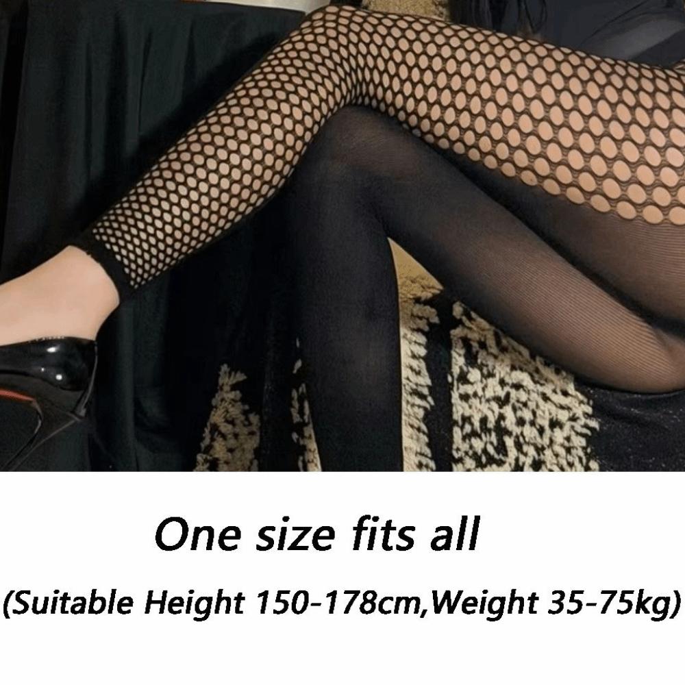 Side Hollow Out Fishnet Stockings Anti Hook Sexy Tights New Silky Hosiery Women