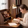 Фигурка совы для домашнего декора, любителя книг, книжной полки, статуэтка-сиделка, статуя для чтения из смолы, винтажная лесная книжная полка с очками, книга, причудливый настольный декор