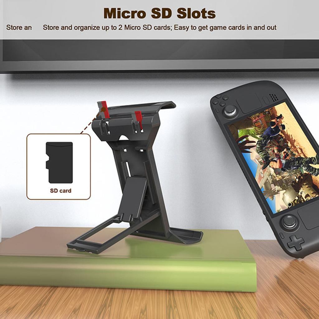 Настенный кронштейн-подставка для паровой палубы, два места для хранения карт памяти TF, портативный складной кронштейн, аксессуары