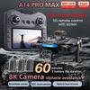 Новый дрон A14 Pro Max с 5G WiFi, 8K HD-камерой с экраном, пультом дистанционного управления, системой предотвращения столкновений, длительным временем полета, 5G, бесщеточным двигателем, квадрокоптер, 2026