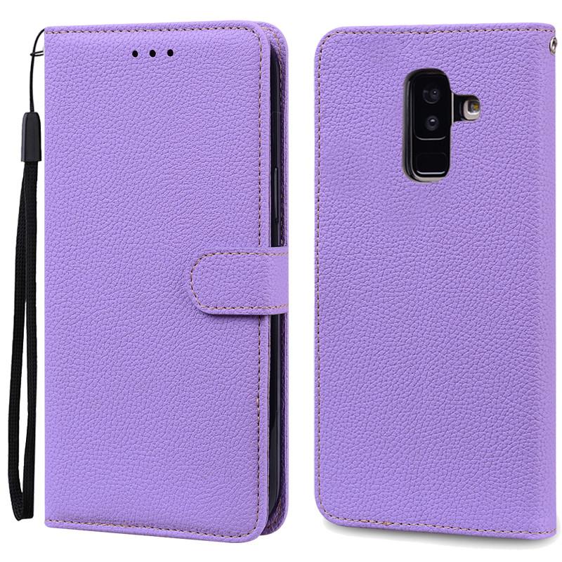 J8 Case For Samsung Galaxy J8 2018 Case Wallet Leather Flip Case For Samsung J 8 J8 2018 J810F Book Cover Coque Fundas Etui