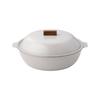 KAKOMI IH Enamel Pot 2L Sand Beige No.25291