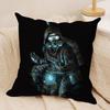 SStalker Game Cushion Cover Silky Short Plush DoubleSided Printed Pillow Case for Sofa All Seasons Home Decor Gift
