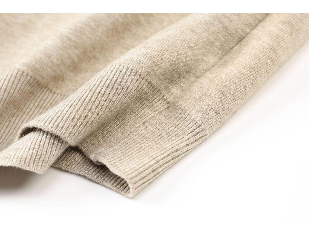 Men's Autumn Slim Fit Half High Neck Sweater - Solid Color Youth Base Sweater