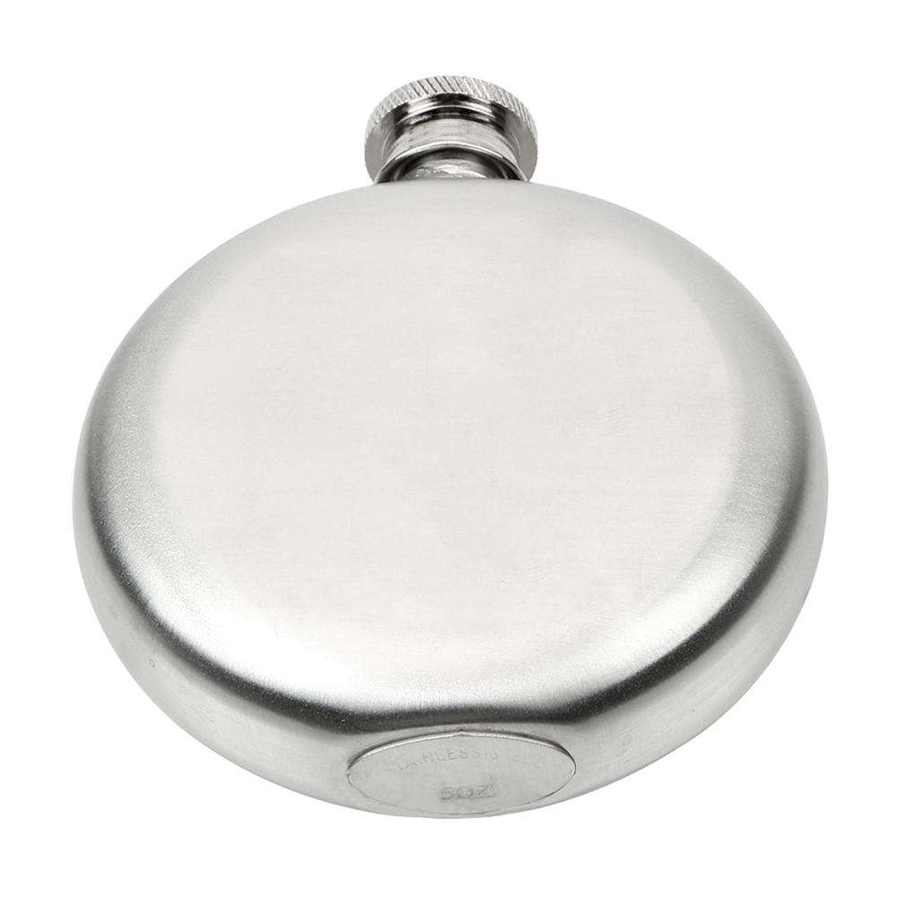 HILIFE Stainless Steel Alcohol Hip Flasks Russian Liquor Pot Round Whiskey Flask 5 Oz Wine Bottle Drinkware Accessories