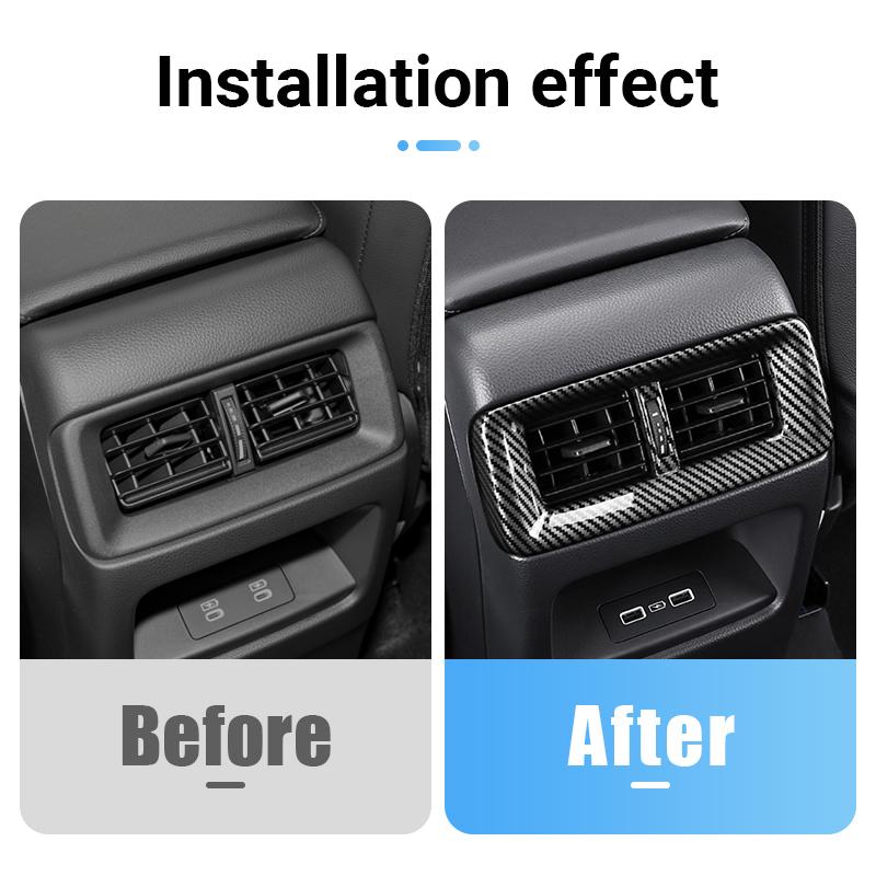 Автомобильные аксессуары для Honda CR-V CRV 6-го поколения 2023 2024 2025 Гибридный ABS Задний подлокотник Воздуховод Отделка Панель Накладка Накладка Рамка Наклейка