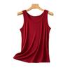 Women's Racerback Cotton Camisole - Sleeveless, Anti-Exposure, Summer Base Layer Top