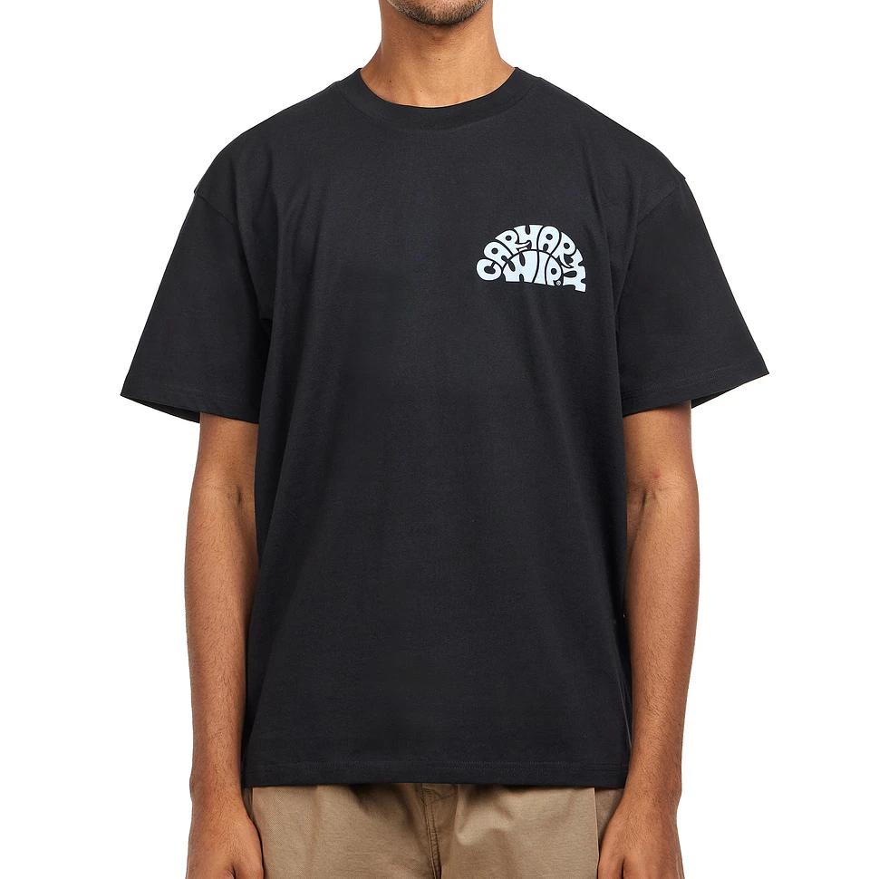 Carhartt WIP SS25 S/S Джазовый T-shirt Свободный крой Печать спереди и сзади Повседневный Удобный Круглый вырез Короткий рукав Мужские Топы Черный I034665-2XF-XX