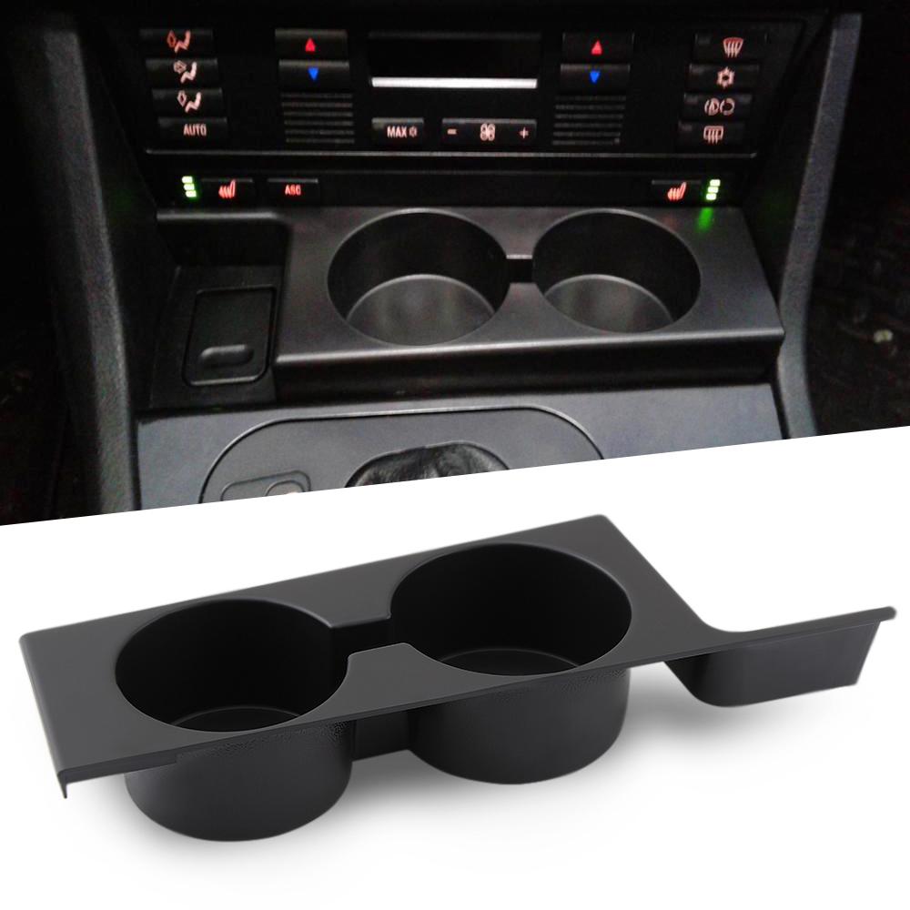 Front Car Cup Holde for BMW E39 5-Series 1997-2003 Black Portable Car Front Premium Cup Holder