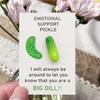 Карточка-обнимашка Pickle Pocket Карточка-эмоциональная поддержка Позитивная открытка Мини-карточка-обнимашка Pickle Pocket