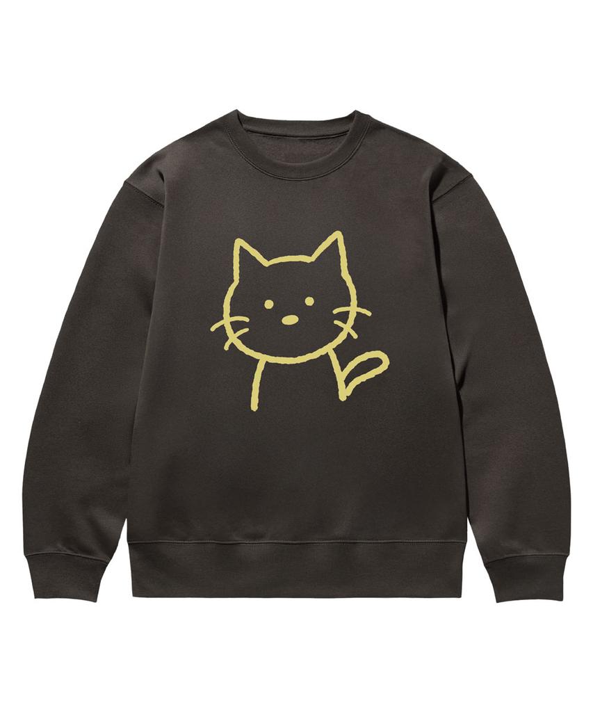 AWESOMEUS Blank Cat Wag Sweat Shirts 4 Color (B Type)