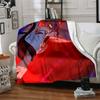 1Pc Fantasy Hair Girl Flannel Blanket, Soft And Comfortable, Casual Warm, Camping Travel, Christmas, Halloween Xmas Gift S1901