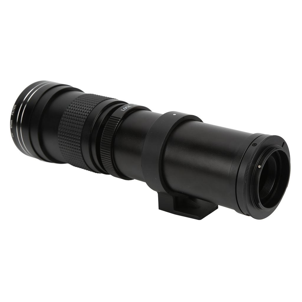 420‑800mm F8.3‑16 Manual Zoom Telephoto Lens Long Focal Length Lens All Metal for AI Mount Camera