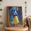 Disney Snow White DIY Oil Painting Art Painting Kit Home Wall Decor Handmade Gift Beautiful Princess Wall Art Canvas Room Decor Gift