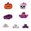 Spider Halloween Hair Claw PVC Skeleton Shark Clip Creative Pumpkin Themed Gripper  Party