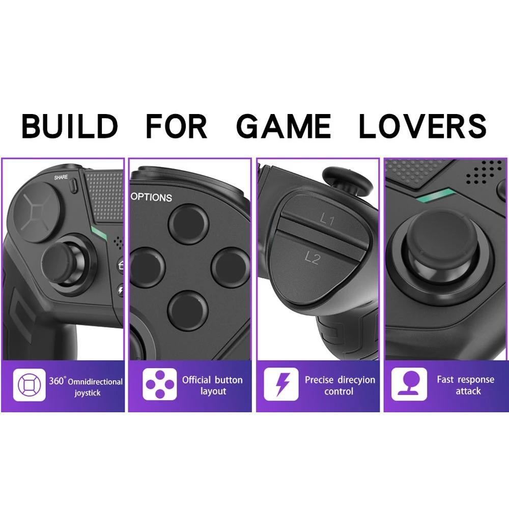 Контроллер для PS4 PS3 PS Playstation 4 3 PC Управление Беспроводной Bluetooth Мобильный Android TV Геймпад Игровой Игровой Пад Джойстик Телефон