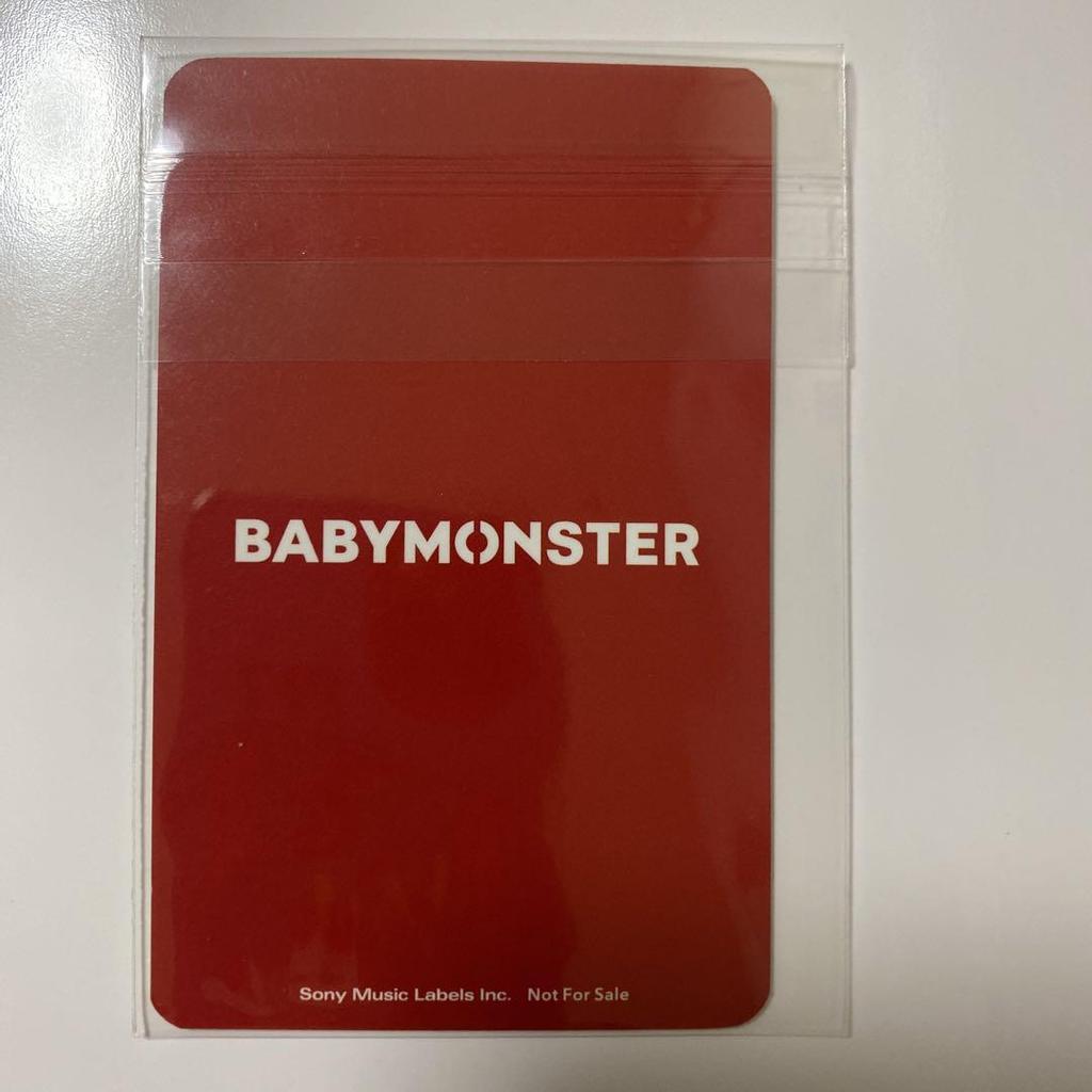 [Б/У] Памятная коллекционная карточка Babymonster Babymon Release SonicMyu Luka