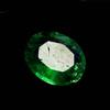 Natural Green Emerald Loose Gemstone Oval Shape 2 ct Muzo for Jewelry Making and Gem Collections