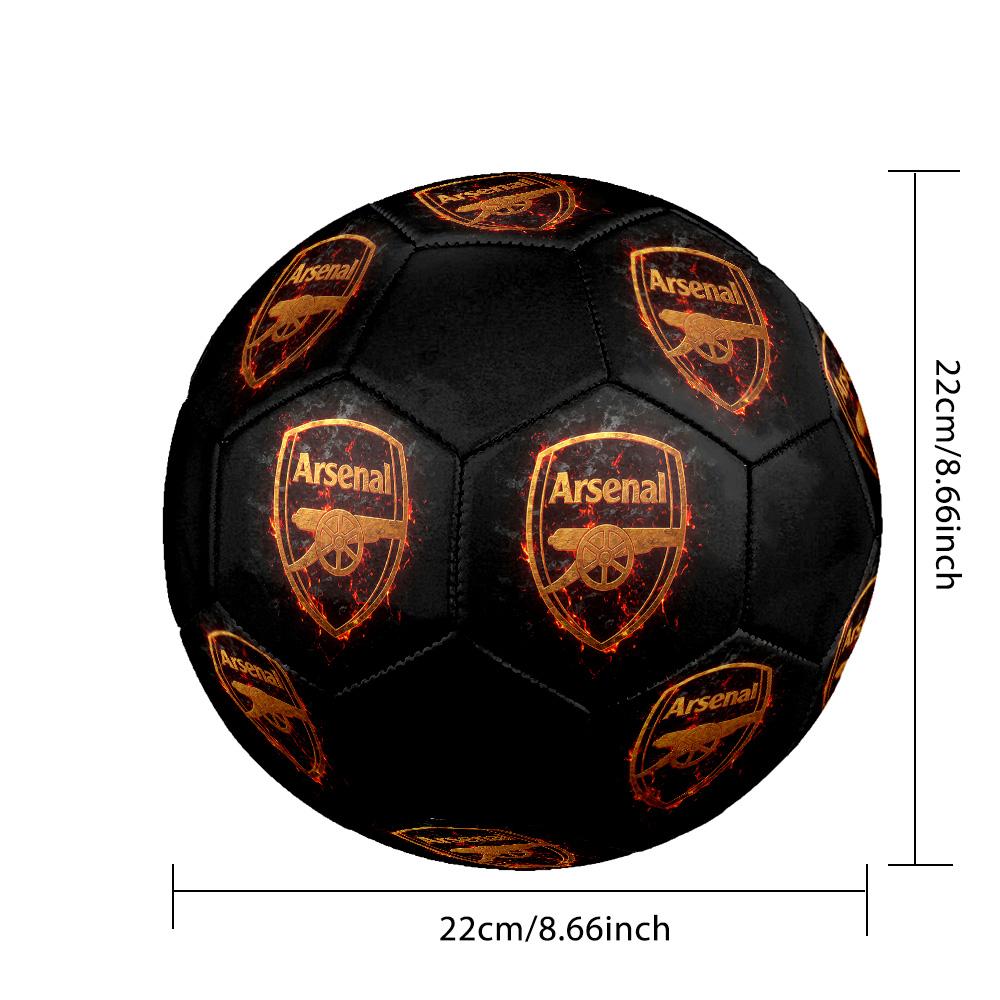 Arsenal Football Club2 Soccer Ball Colorful All Ages Machine Stitched PVC Competition Ready Durable High-Bounce.SIZE5