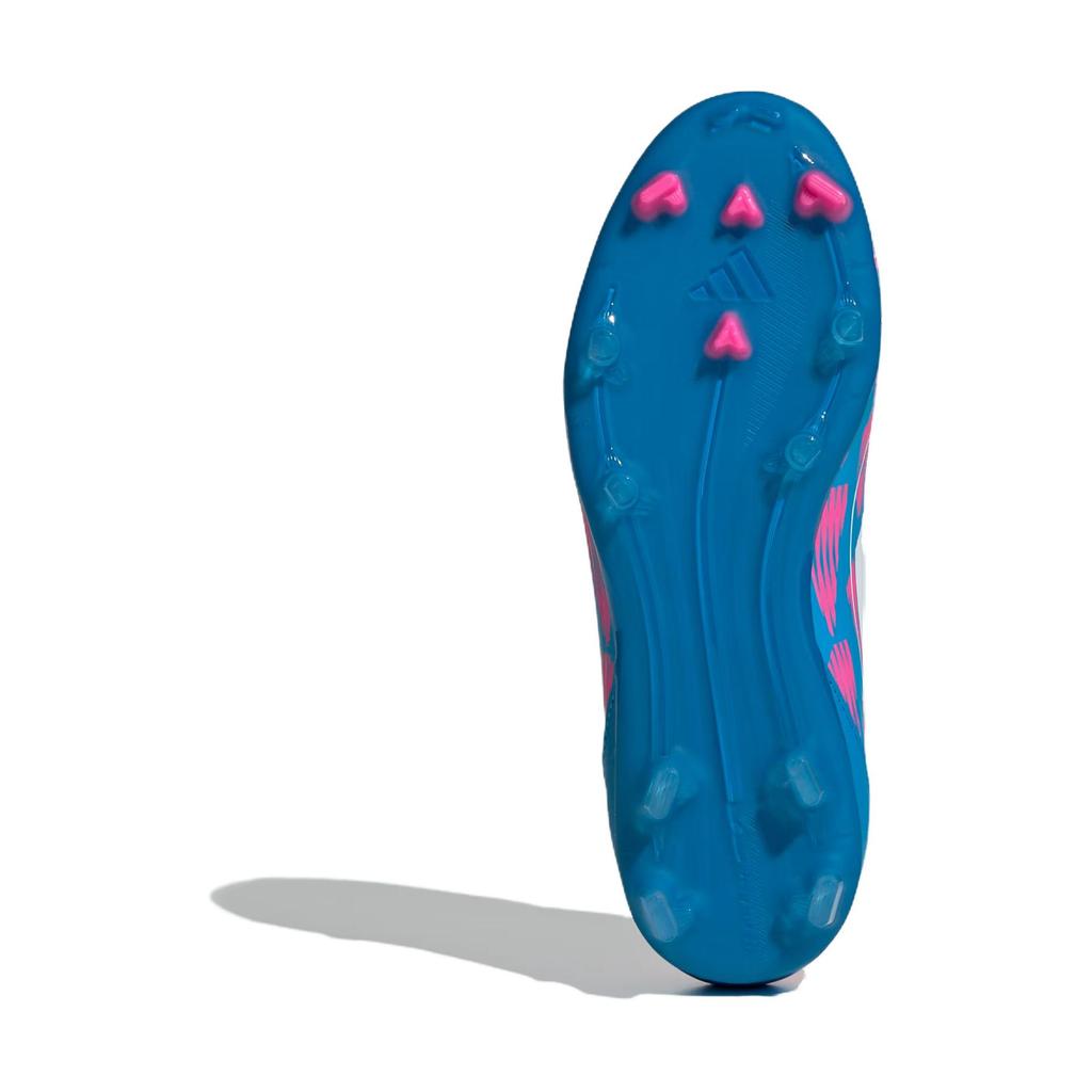 Adidas F50 League Мультигрунт Солнечный Синий Облачно-Белый Солнечный Розовый (GS) Детские кроссовки IF1365