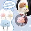 Cute Little Cloud, Cloud Keychain Cotton Plush Doll Toy Key Ring Backpack Bag Pendant Car Key Chain