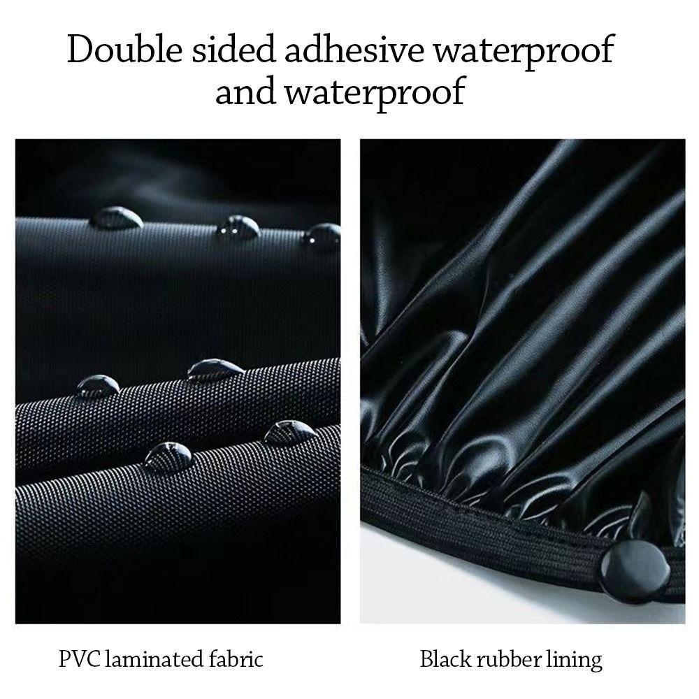 Black Rain Boot Shoe Cover Rainproof Bike Rain Cover Durable Motorcycle Shoe Cover Unisex