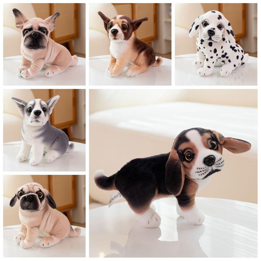 Мягкая игрушка Мягкая кукла-собака Золотистый ретривер Имитация собаки Плюшевая Дети Подруги