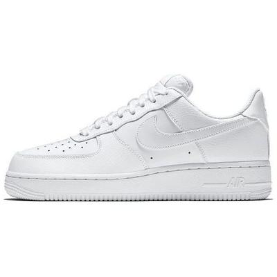 Air Force 1 Кожа Удобные Универсальные Нескользящие Прочные Низкие Повседневные Кроссовки Женские кроссовки Белые AH0287-100