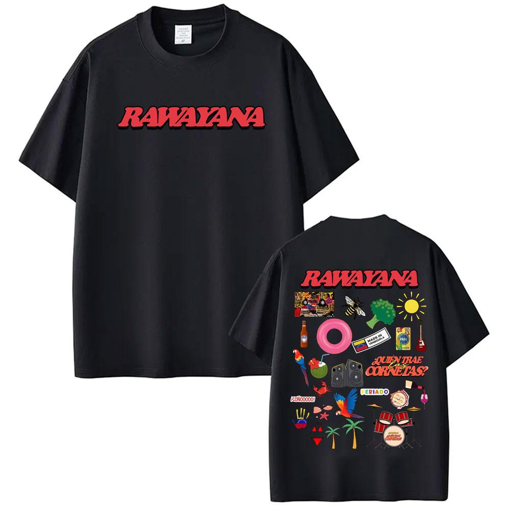 Rawayana ¿Donde Es El After Album Tour Printed T Shirts Unisex Women Fashion Gothic Tshirt Unisex Summer High Quality ONeck T Shirt