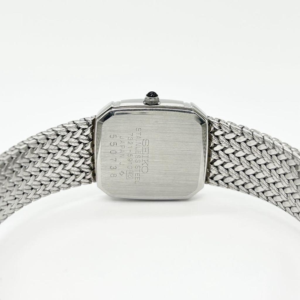 [USED] SEIKO Exceline 2P Diamond Quartz Wristwatch