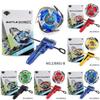 Premium Z Brand Shattering Gyro X Series 6 Designs Bx Gyro Boxed Warfare Gyro With Launcher Handle Heavy-duty Build Z/bx03-b Boxed 164g