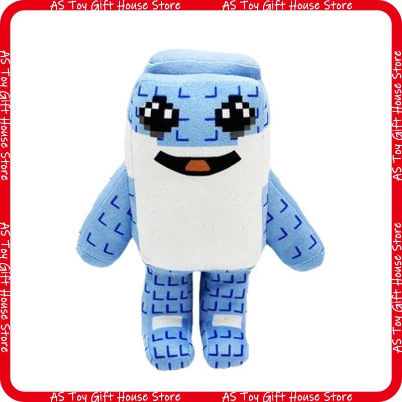 Roblox Cute Pixel Shark Plush Doll Steal A Brainrot Game Peripheral Soft Stuffed Toy For Game Fans Home Bedroom Decor