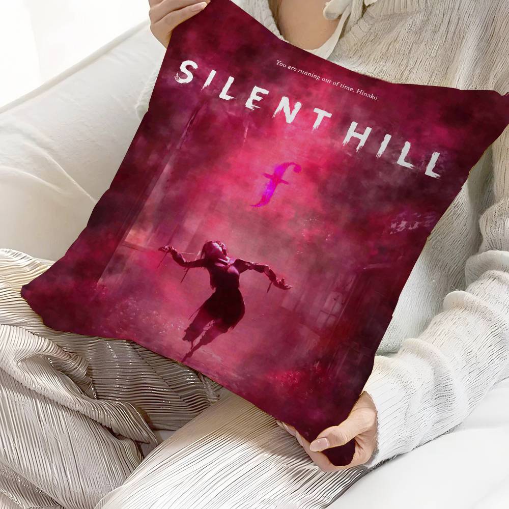 Horror Game SSilent HHill Cushion Cover Polyester Sofa Cushions Decorative Throw Pillows Home Decoration Pillowcover