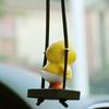 Желтая утка автомобильный кулон из смолы экологически чистый веселый безопасный милый автомобильный кулон украшение интерьера