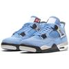Air Jordan 4 Retro University Blue Men Sneakers Tech-Grey White Black CT8527-400