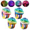 Disco Ball Light Wristband Sound Activated Compact Design Portable Rechargeable Bracelet RGB Strobe Light