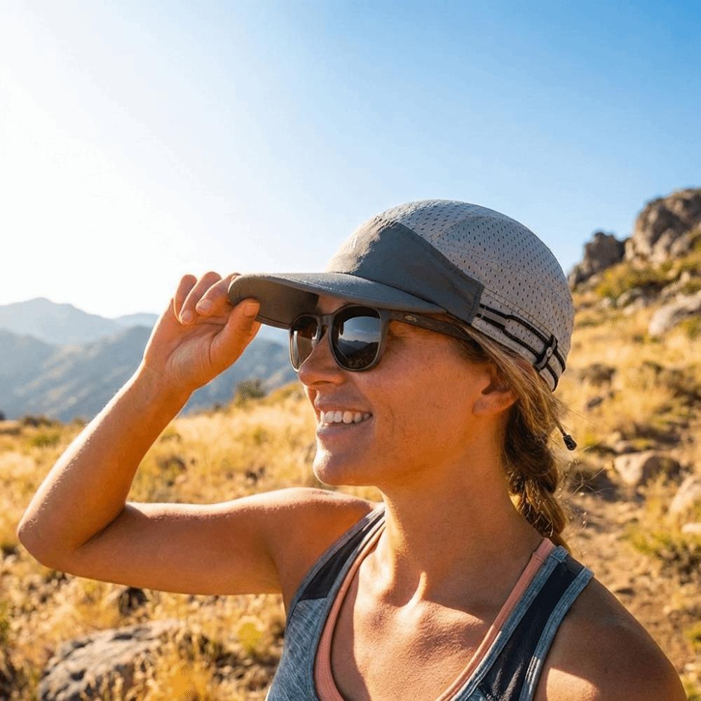 Quick Drying Running Cap Soft Sport Cap Lightweight Sun Hat Running