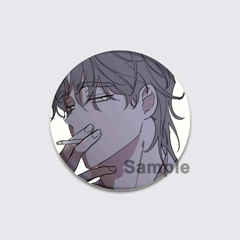 32/44/58mm BL Anime Low Tide In Twilight Badge Cartoon Brooches On Backpack Clothes Handmade Round Enamel Pins for Jewelry Gift Accessory