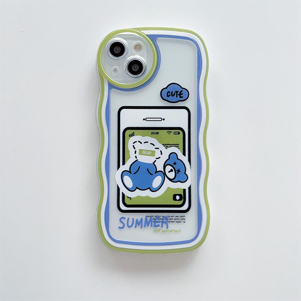 Простая кисть с мультяшным рисунком, мягкий чехол из ТПУ, модный чехол для телефона для iPhone, Samsung Vivo, Xiaomi Oppo