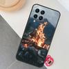 Night Camping Fire Case For Samsung Galaxy M55 M15 M12 M13 M14 M54 M23 M16 M11 M21 M31 M20 M34 M52 M32 M36 M56