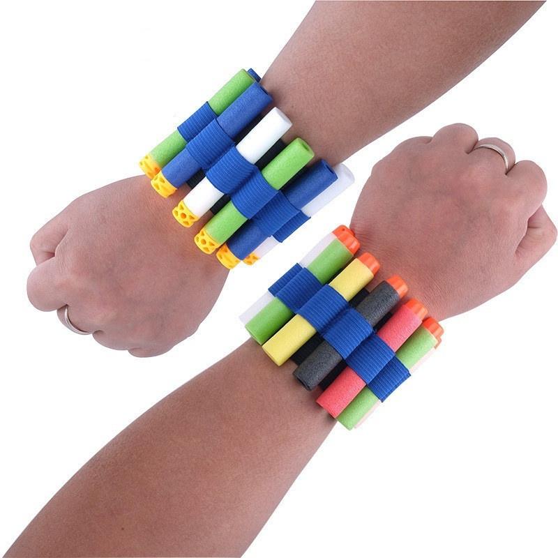 Nerf N-strike Elite Series Blaster Toy Gun EVA Soft Bullet Bullet Wristband Bomb Stretch Wristband
