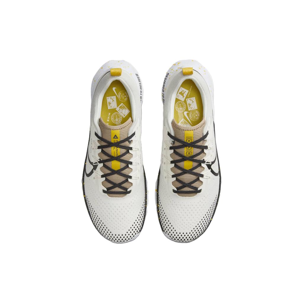 Nike React Pegasus Trail 4 Мужские кроссовки Pale Ivory Khaki Cream White Black DJ6158-100