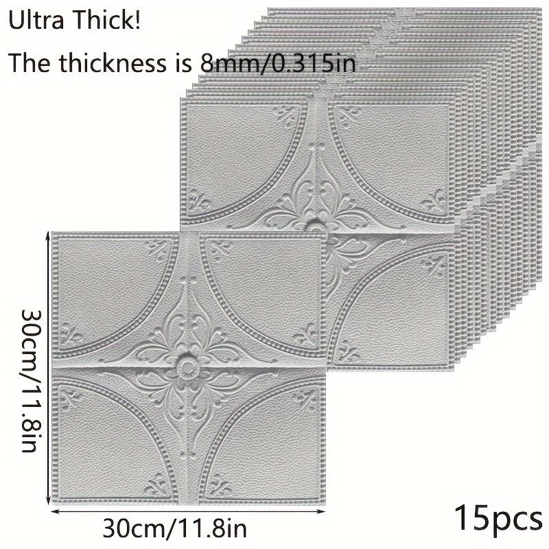 Ultra Thick! with A Thickness of 0.315in 15/20pcs of 3D DIY Self-adhesive Anti-collision Stickers Upgrade Your Bedroom or Living Room - Waterproof
