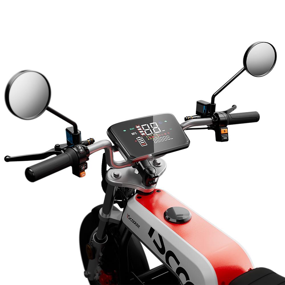 iScooter Электросамокат DX5 Pro с отсеком для хранения, аккумулятор 52 В 20 Ач, 17-дюймовые внедорожные шины